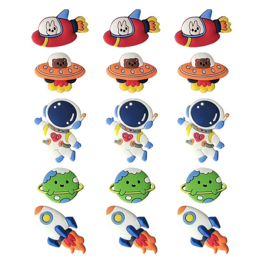 

15Pcs Astronaut Cake Decor Outer Exquisite Durable Birthday Party Adornment Outer Space Cake Adornment