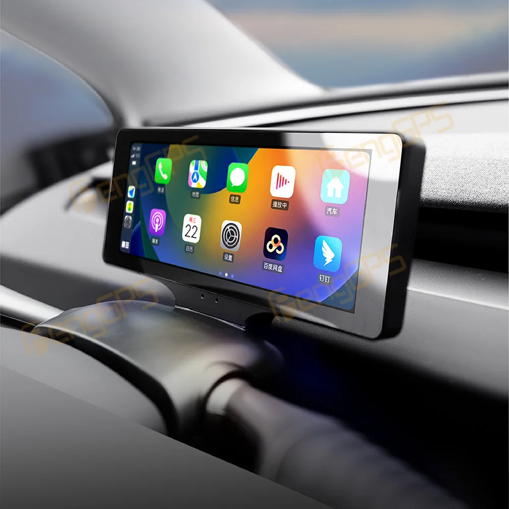 

7,0-дюймовый новый автомобильный экран приборной панели для Tesla Model 3 Y, новый 3-й Juniper, поддержка беспроводной Carplay и Android, дополнительная камера