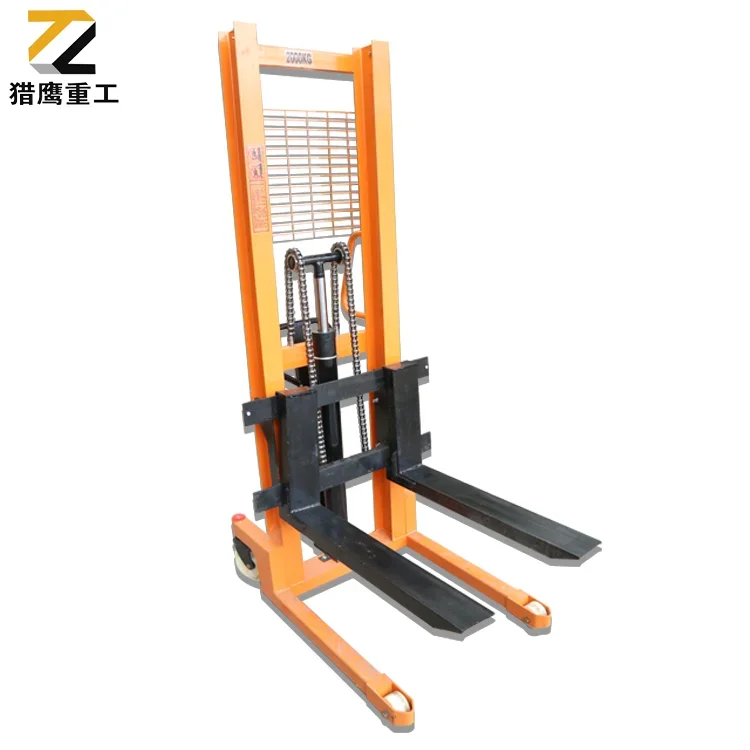 Promoting power small turning radius lift stacker 1.5T with high quality High Quality Semi Electrical Stacker