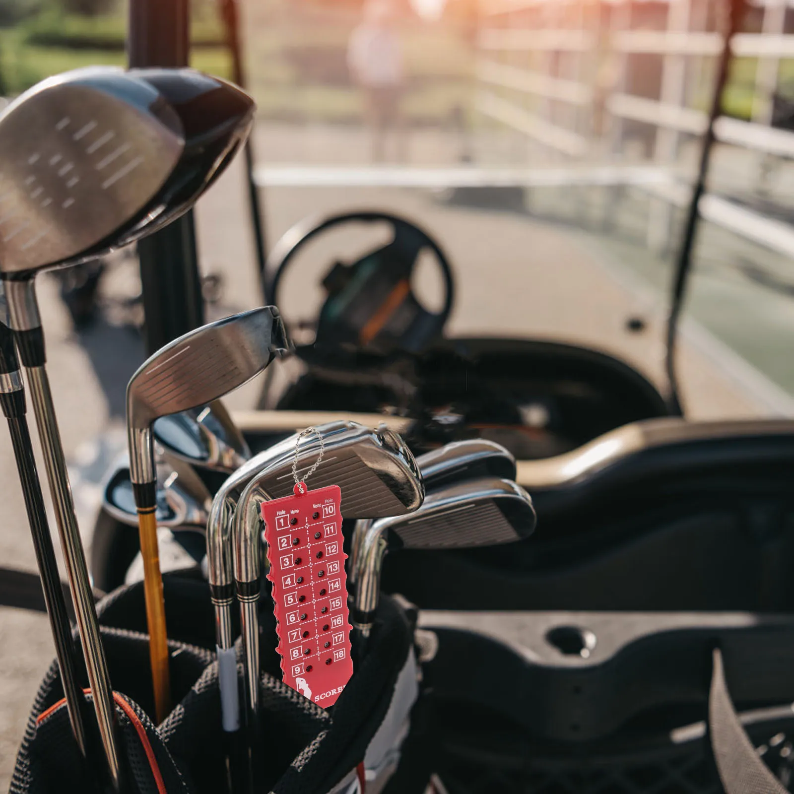 

Golf Scoring Device Compact Lightweight Portable Stroke Counter for Tournaments Must Have Golf Accessory Scoreboard Clicker