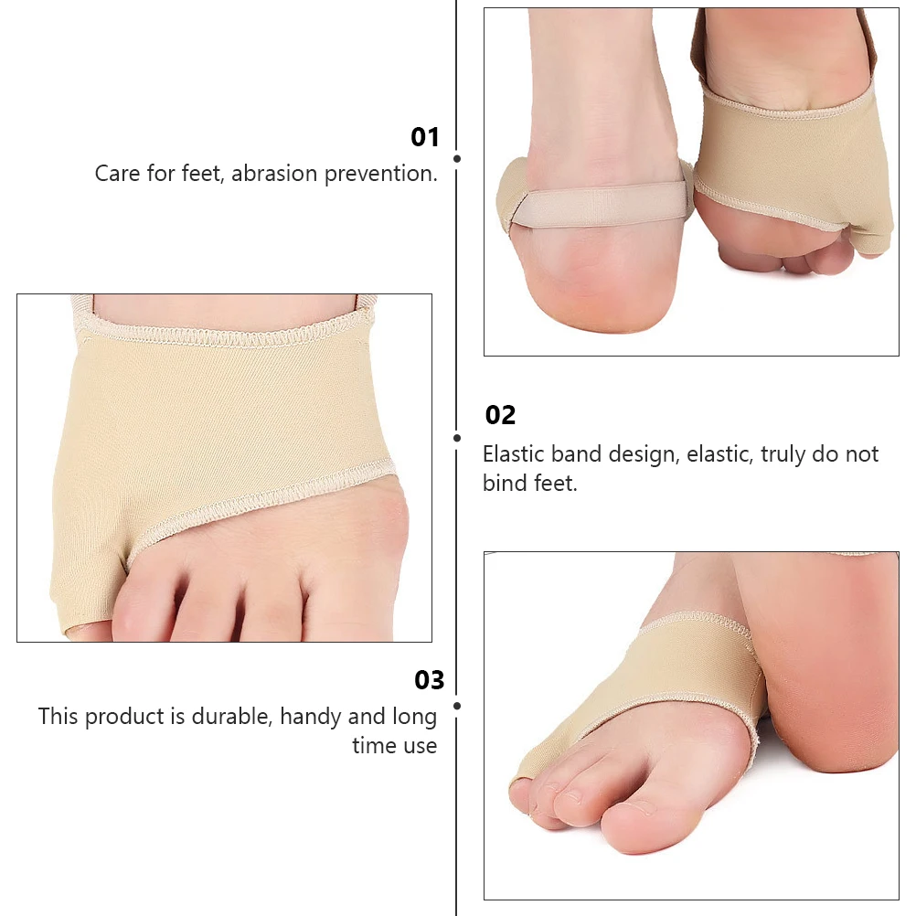 

1 Pair Foot Valgus Protector Elastic Toe Stretcher Pain Relief Pedicure Durable Pinky Toe Separator Toes Corrector Foot