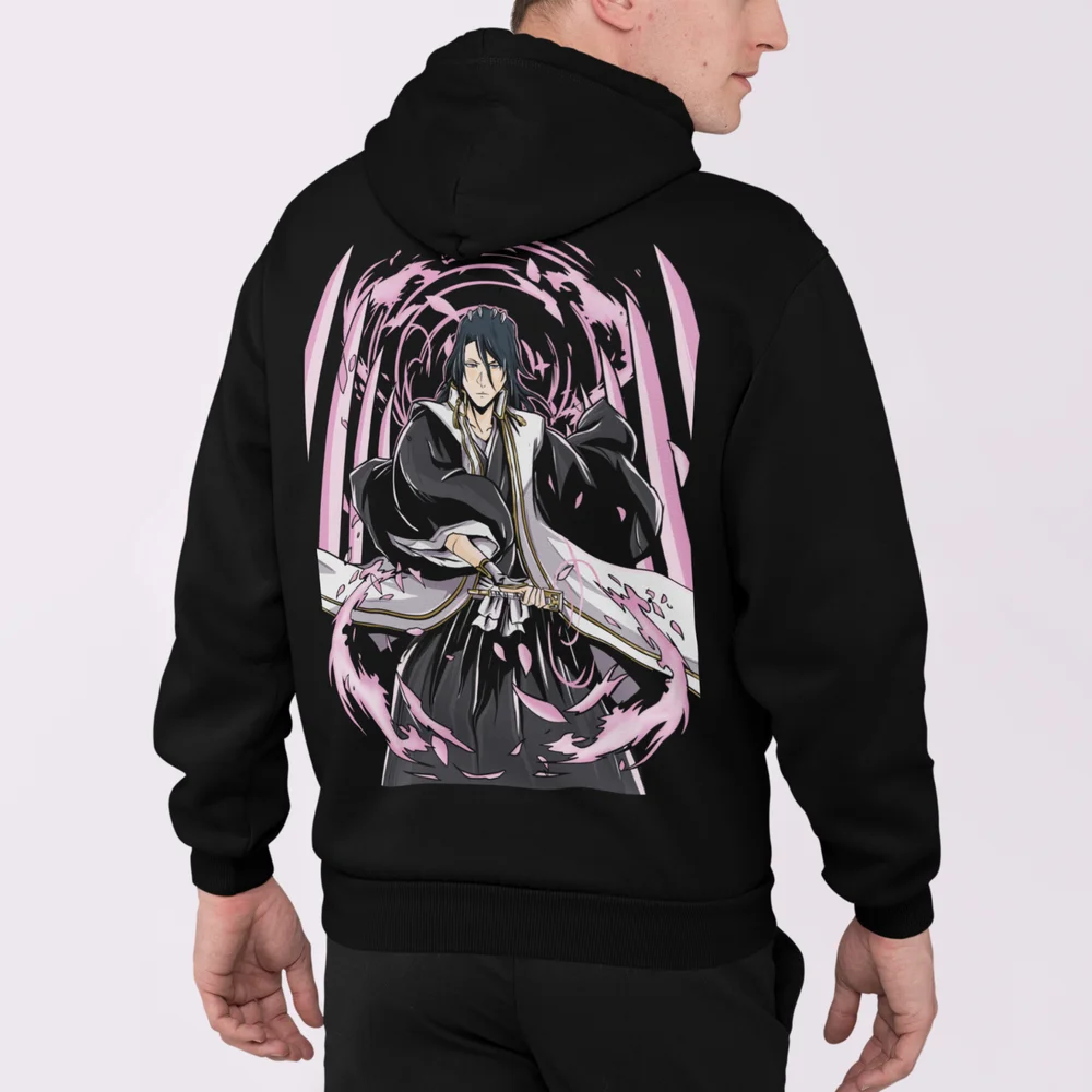 Byakuya Kuchiki Hoodie Senbonzakura Bleach Horror Anime Hoodie Ichigo Rukia Tee