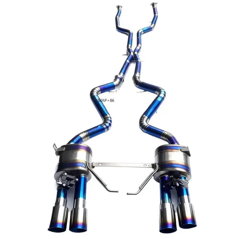

E92 M3 Full-System Titanium Valved Exhaust Pipe Titanium weight Advantage Peormance Enhancement