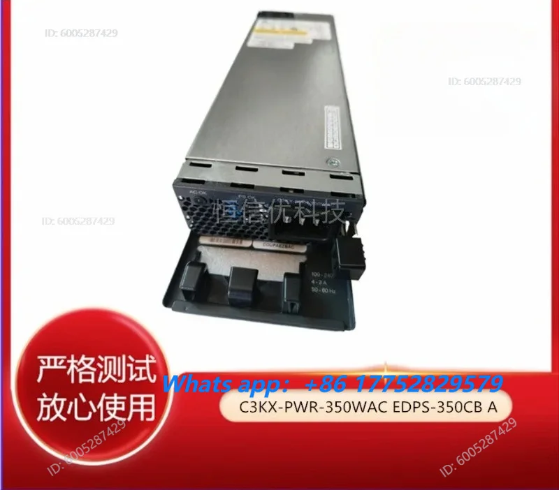 C3KX-PWR-350WAC 350W AC Power Supply for Cisco 3560X 3750X Switch EDPS-350CB A