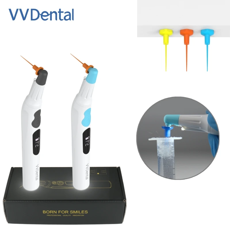 

VV Dental 30pcs Tips Oral Endo Cleaning Sonic Irrigator Root Canal Sonic Activator Endondontic Files Dentistry Instrument