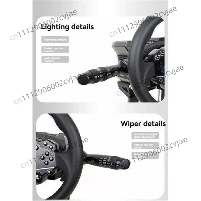 suitable for ABIY-PC Simracing Game Steering Wheel Turn Signal Wiper