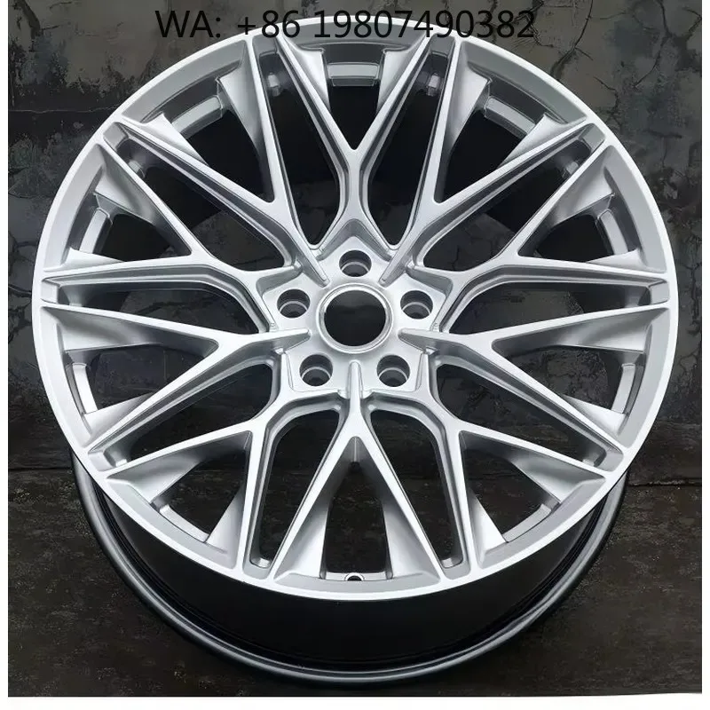 WMWMNU for 20 Inch Aluminum Alloy Wheels Hyper Silver Mesh Design 5x108 5x114.3mm ET35 Car Rims Low MOQ Top Rated