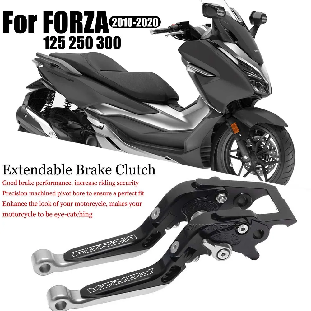 

For Honda forza 125 250 300 2010-2020 Motorcycle Accessories CNC Adjustable Folding Extendable Brake Clutch Levers Handle