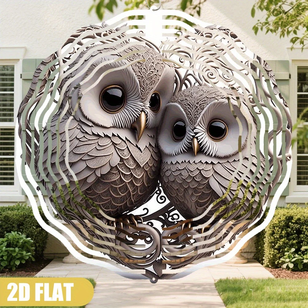 CIFBUY Metal Wind Chime 360 Degree Rotating Wind Spinner Wind Catcher Kinetic Art Outdoor Garden Patio Yard Decor