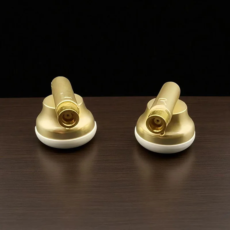 Closed Back Flat Head Earphone MMCX Detachable Cable 150Ohm High Fidelity HIFI Headphones Copper Shell Over Ear Flat Earbuds