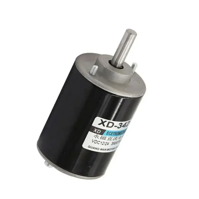 12/24V 3500RPM 7000RPM Permanent Magnet DC Electric Motor High Speed CW/CCW Brush DC Motor XD-3420,DC Speed Regulating Motor