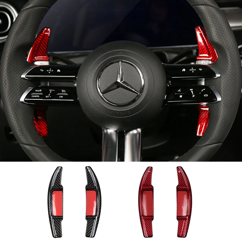 

For Mercedes C S Class W206 W177 Facelift AMG Line EQE CLS SL63 E53 E63S Car Steering Wheel Paddle Shifter Extension Accessories