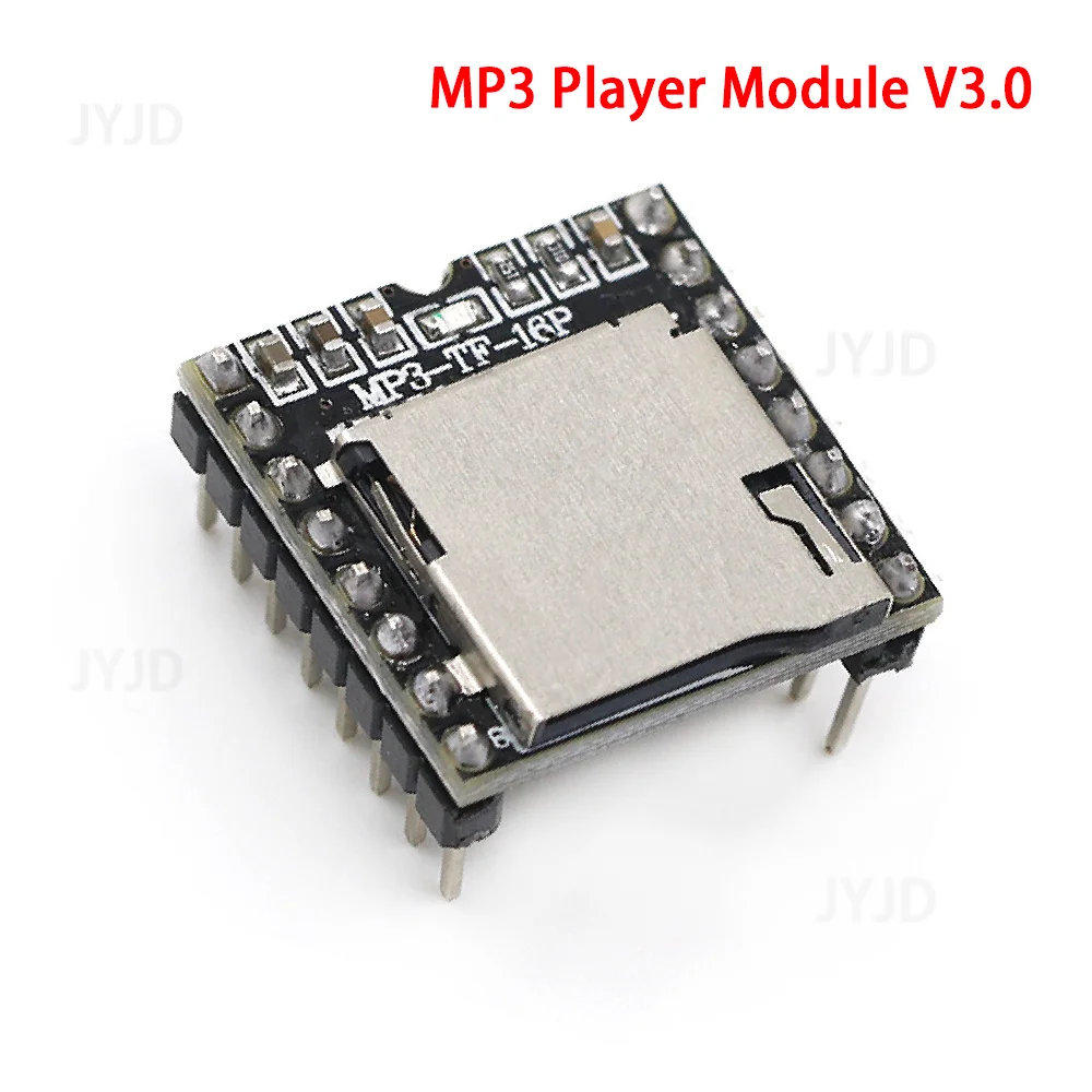 DFPlayer Mini MP3 Player Module V3.0 16P TF Card U Disk Mini MP3 DF Player Audio Voice Module Board