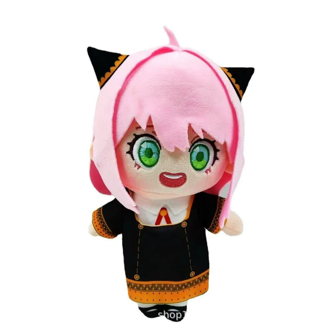 20cm Anya Forger Peluche Anime Spy X personaje familiar Peluche suave Linda muñeca Cosplay Prop decoración del hogar para niños regalos para fanáticos