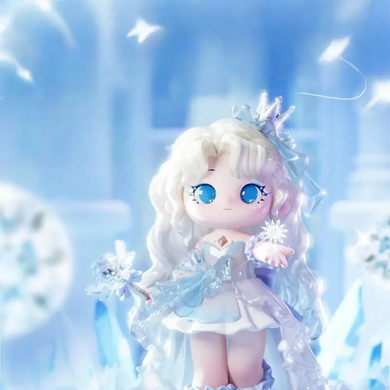 Authentic Pear Fifth Generation Blind Box Trendy Toy Dazzling Stone Carving Cute Girl Figurine Collectible Gift - view 5