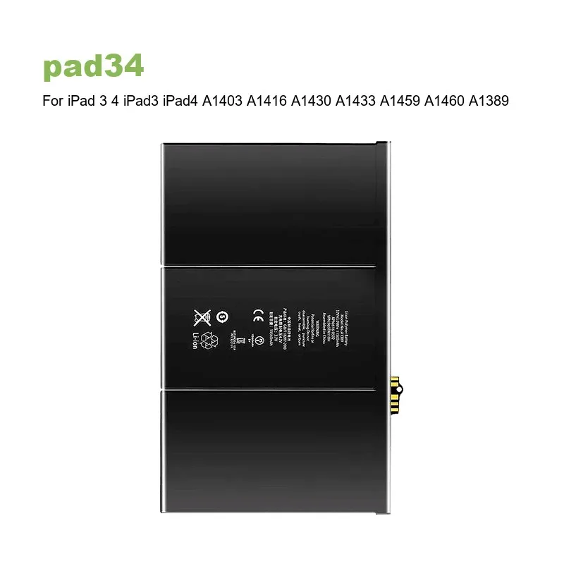 Battery For iPad 1 2 3 4 10 Air 5 Air5 5th Air5 A2588 A1315 A1219 A1337 A1403 A1416 A1430 A1433 A1395 A1396 A1397 A1376 iPad1