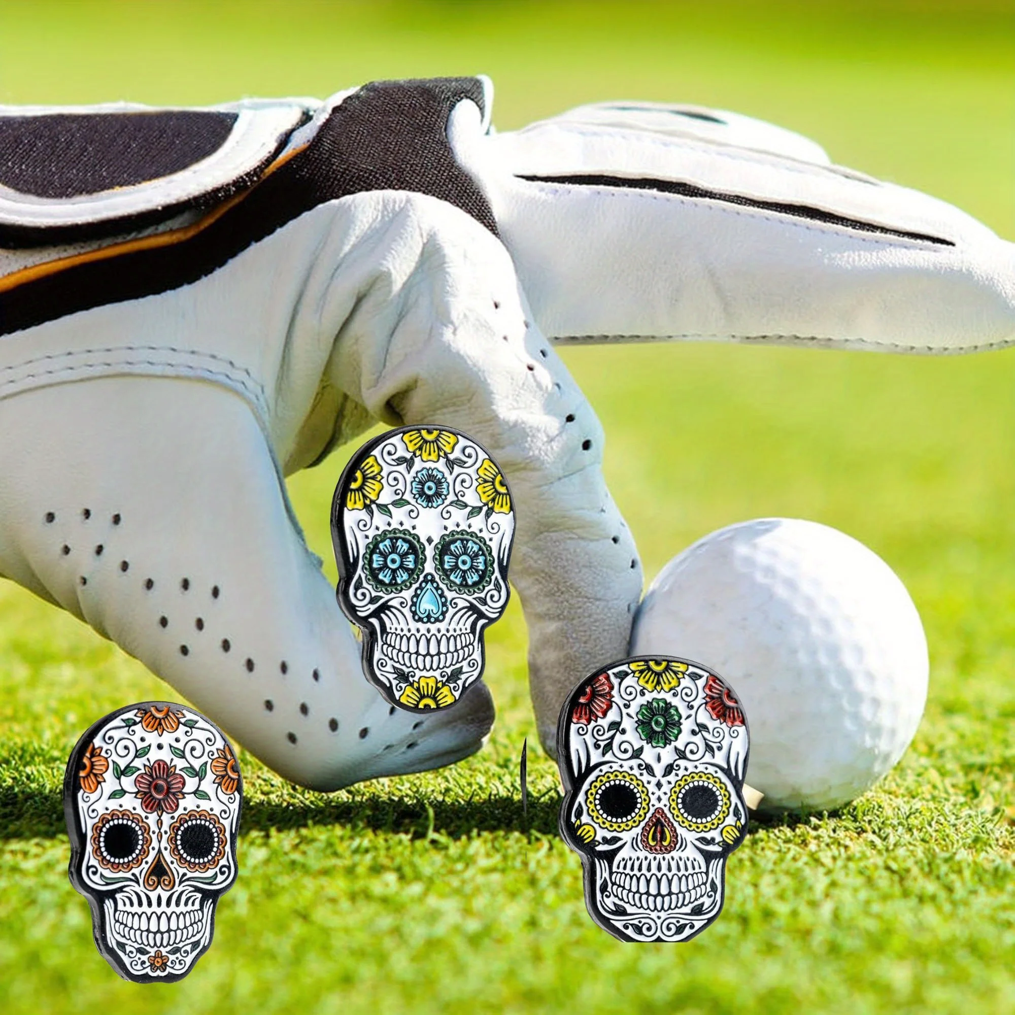 3pcs Big Size Golf Ball Marker - Women'S Golf Accessories 评论和价格