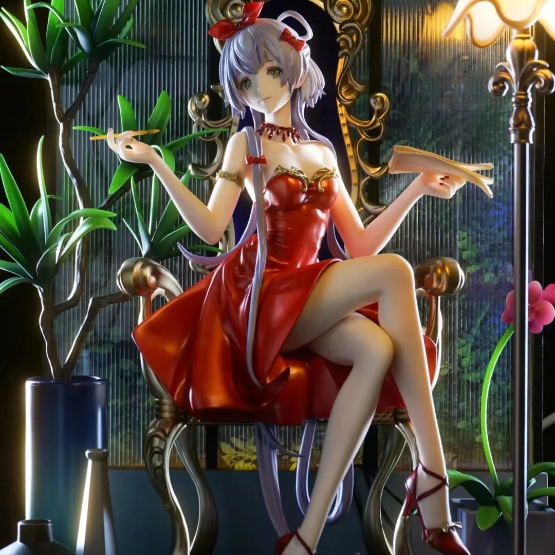 

Фигурка «Таинственные места Huating 'Your Highness the Throne' Red Dress Luo Tianyi Blue Secret Service Коллекционная игрушка Gk
