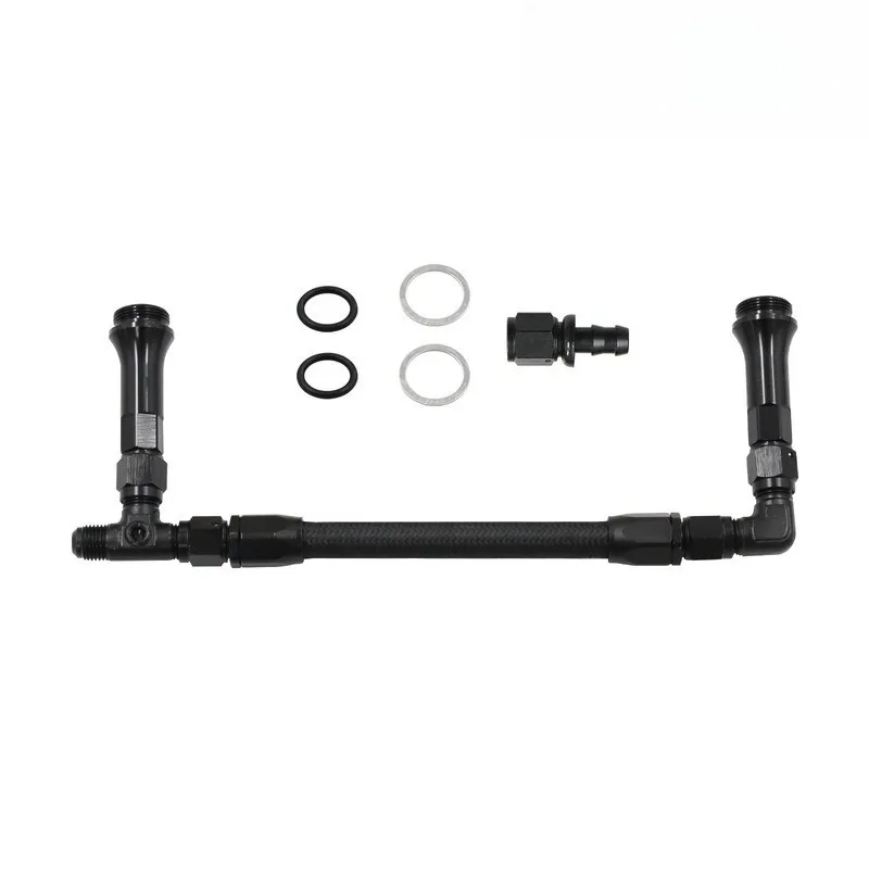AN6 Universal Dual Feed Carburetor Fuel Line Durable Braided Nylon Dual Pump Fuel Pipe Replacement Accessories