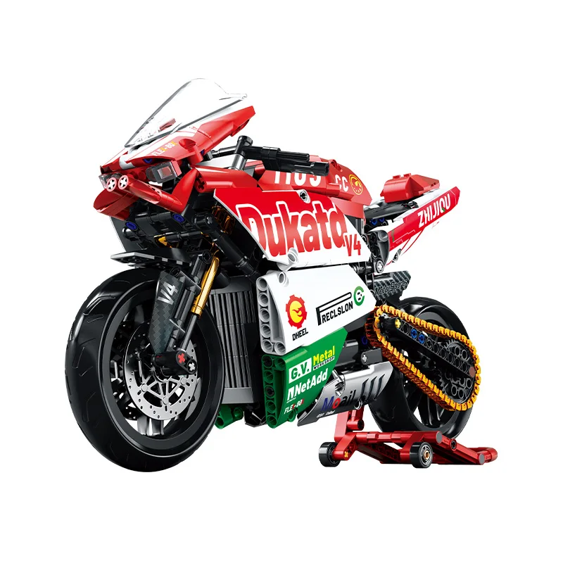 

Motorcycle Building block set Super Motorcycle 1:8 Model Kit Technical Racing Children's Assembly Toys birthday Gifts for boys