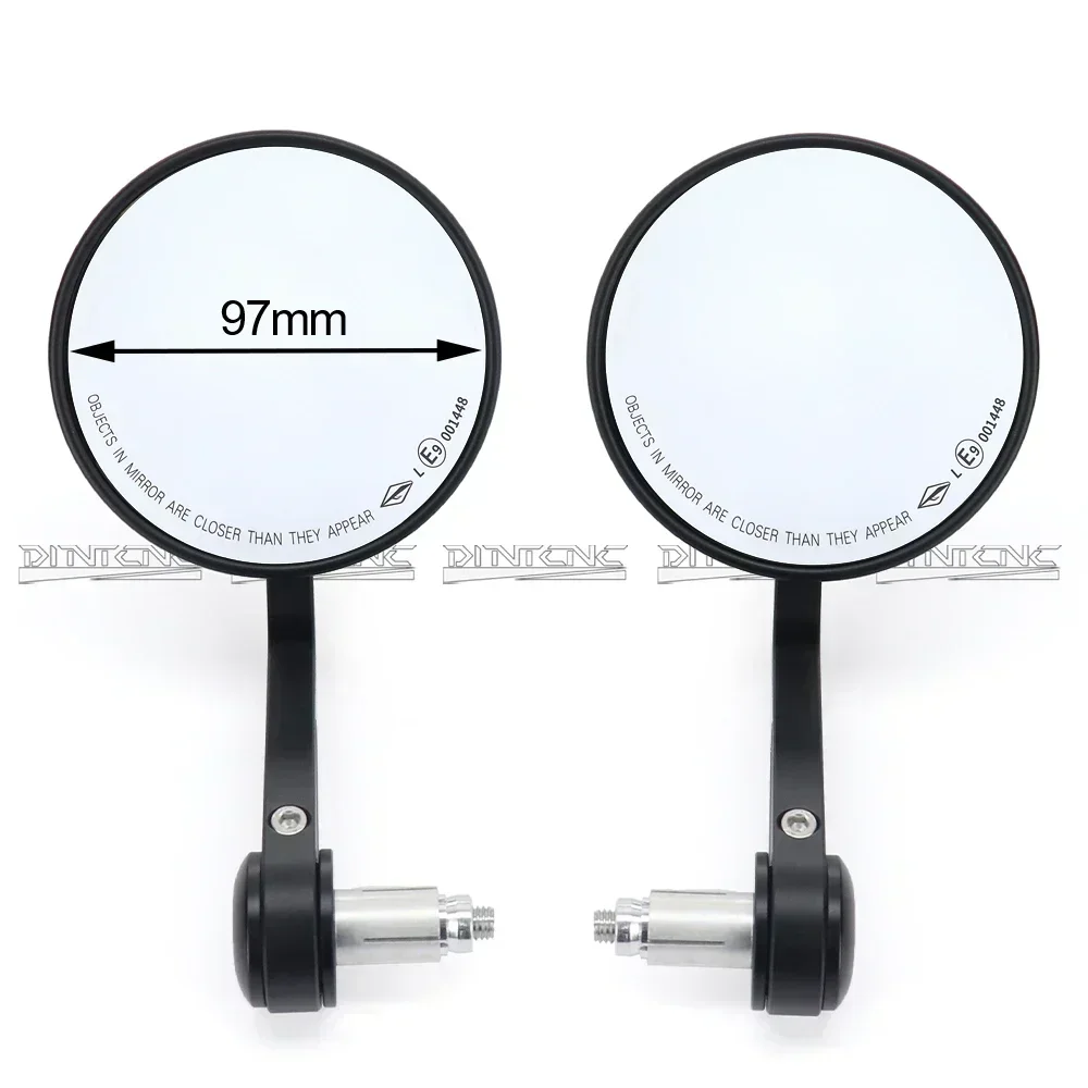 

Universal E9 Motorcycle Side Mirrors Handlebar End Rotatable Expansion Flip Accessories 8MM Screw for Monster Streetfighter V4