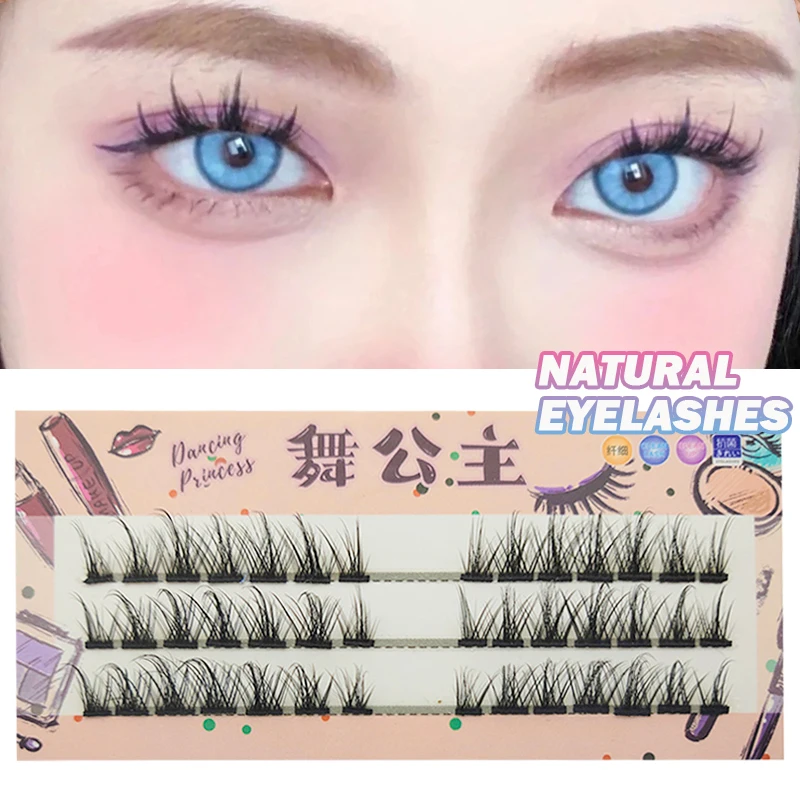 Engel Falsche Wimpern Cos Handgemachte Falsche Wimpern Kleiner Teufel Großen Augen Natürlich Dick Lolita Wimpern Angepasst Großhandel – Detail 1
