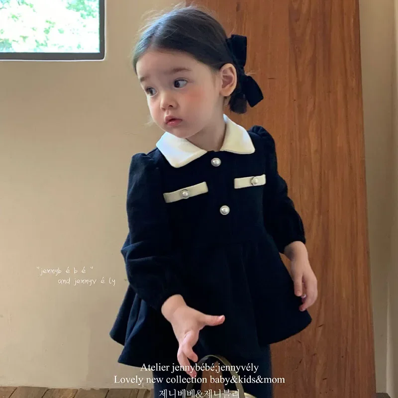 

2025 New Spring Infant Baby Girls Jumpsuit Long Sleeved Cotton Splicing Toddler Baby Girl Romper 0-24M Children Clothes
