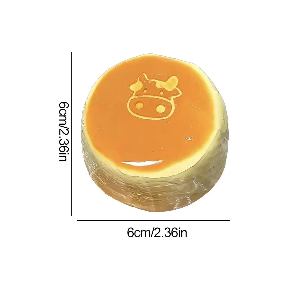 Cute Slow Rebound Cheese Cake Squeeze Toy For Anxiety Relief_voghion.com