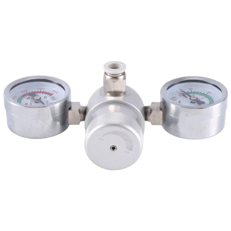 

Whipped Cream Pressure Regulator Valve With Hose Line And Adapter For Whipped Cream Chargers 0.95 Liter 580G Tank