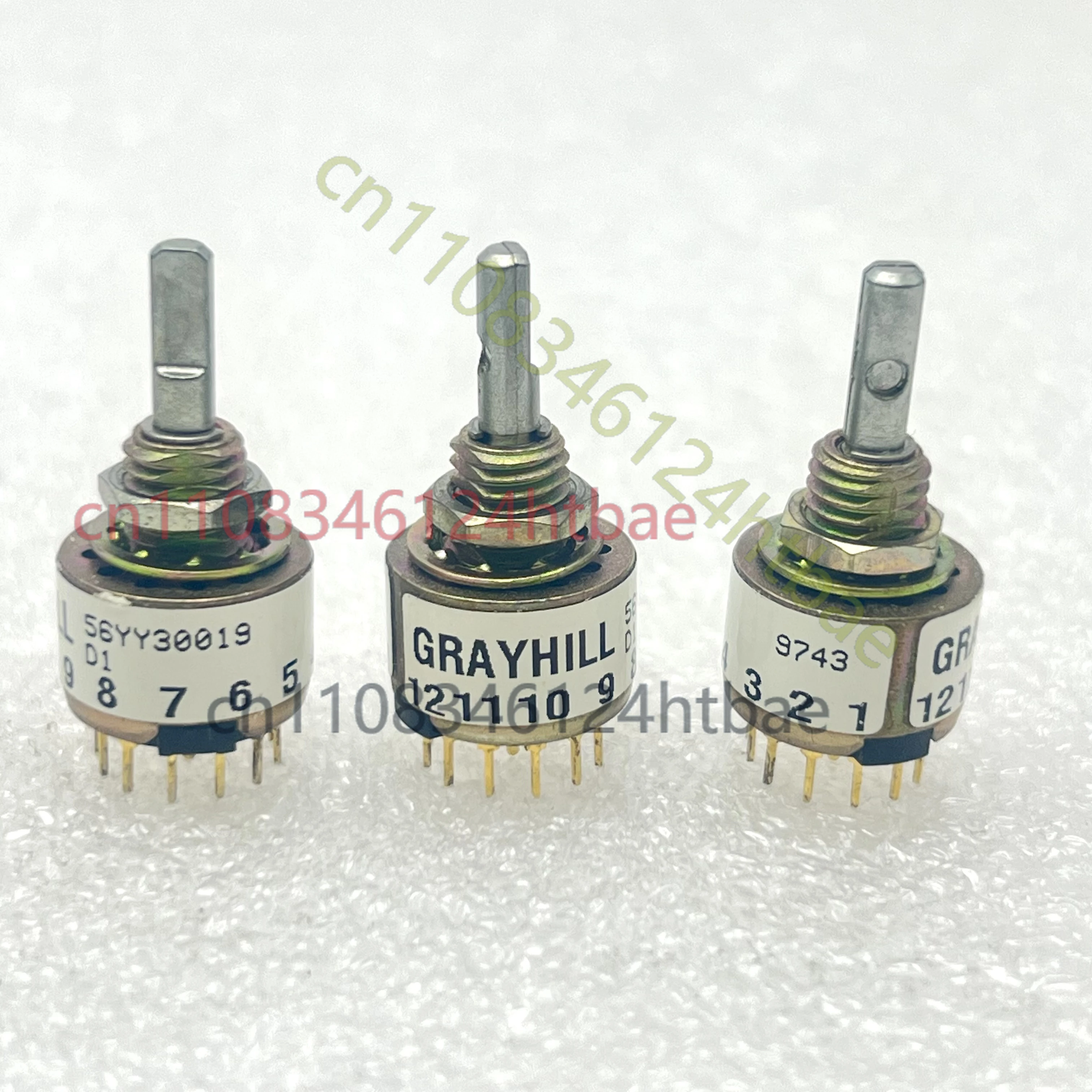 1pcs For GRAYHILL p56YY30019 Rotary Band Switch 1 Pole 12 Gear 360 Degree Rotation Original Rotary Switch Replacement