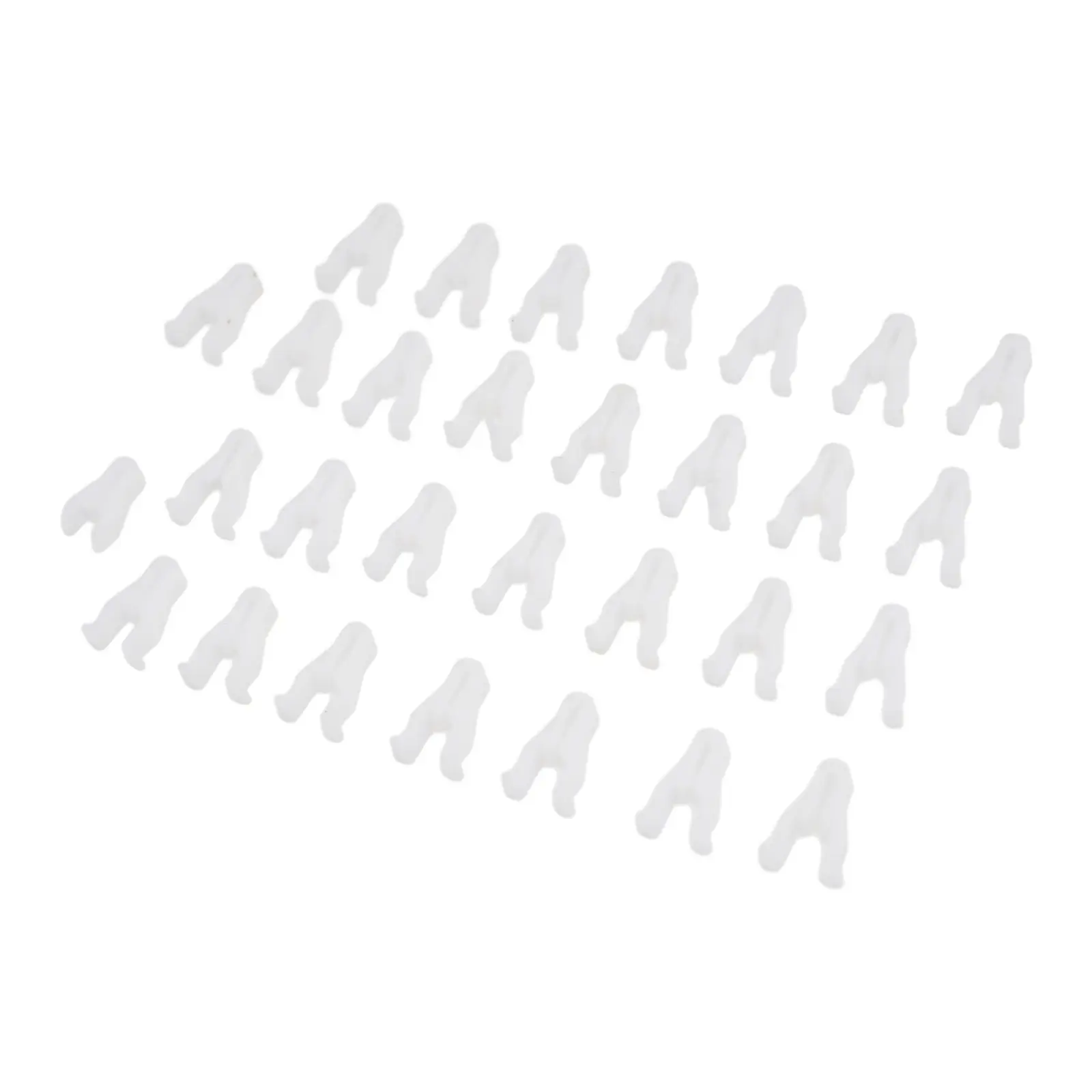 30pcs Plastic Switch Bezel Clips for Toyota For 4Runner For Lexus Used for Mounting Various Auto Decorative Parts