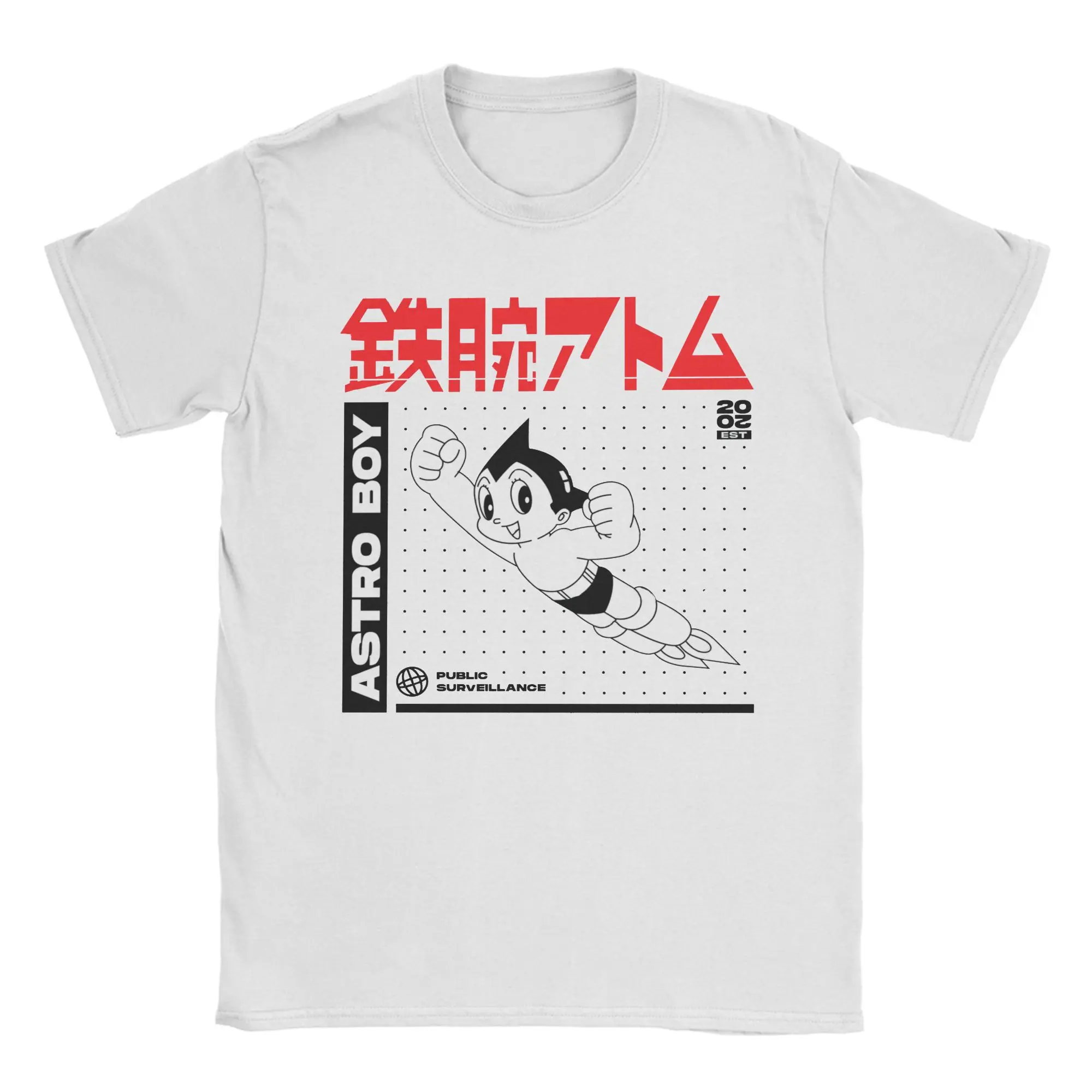 

Футболка Astroboy Astro Boy Manga для мужчин и женщин, модные хлопковые футболки с круглым вырезом и короткими рукавами, одежда больших размеров