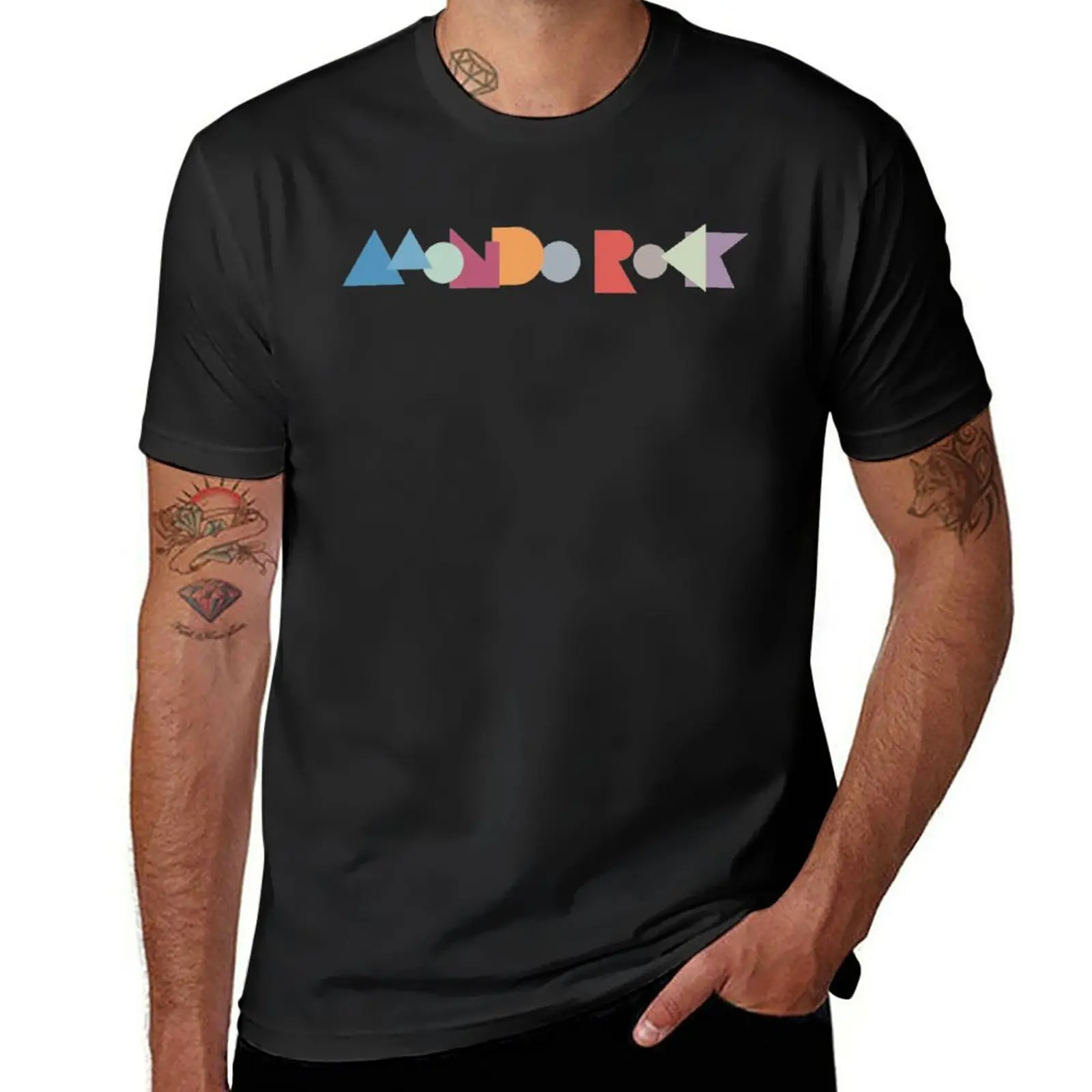 New Mondo Rock T-Shirt summer clothes plus size t shirts anime mens graphic t-shirts big and tall