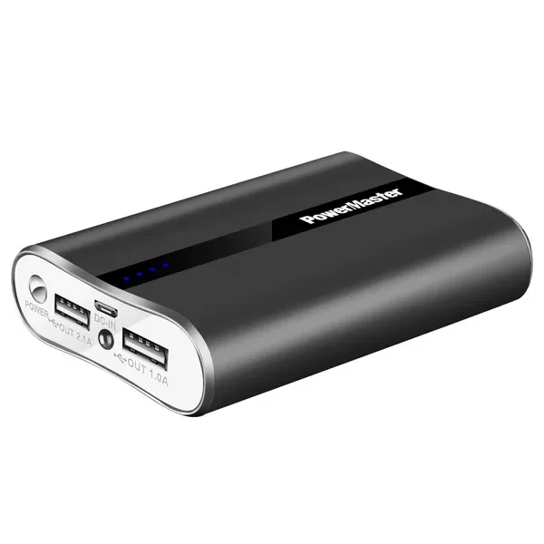 

Портативный внешний аккумулятор 12000 мАч с двумя USB-портами и выходной мощностью 3.1А, ультракомпактный.