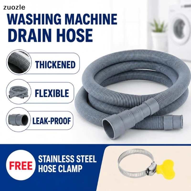 exquisite1-2M Washing Machine Hose Washing Machine Hose Drain Stretchable Ripple Universal AccessoriesElectronic accessories