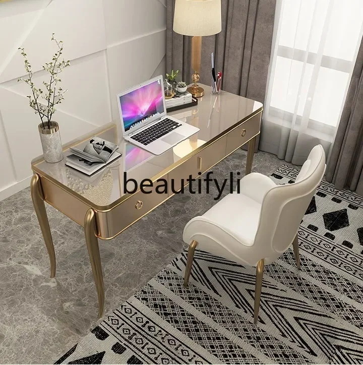 

a26 American solid wood desk and chairs simple bedroom dresser multi-functional writing desk makeup table