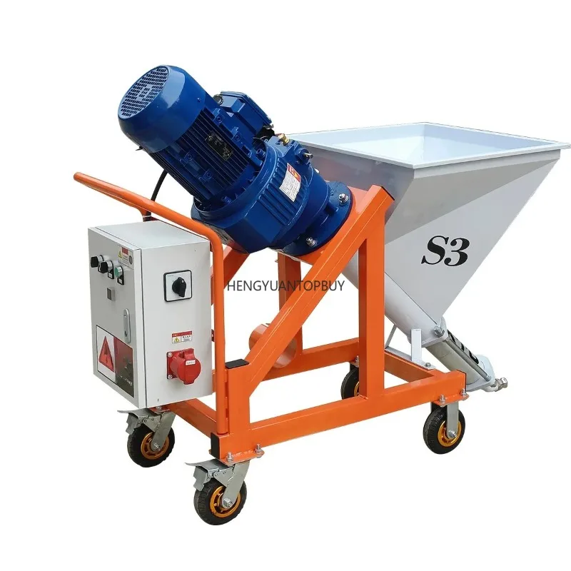 High Pressure Mortar Spraying Machine Cement Spray Plastering Machine High Speed Mortar Spray Machine