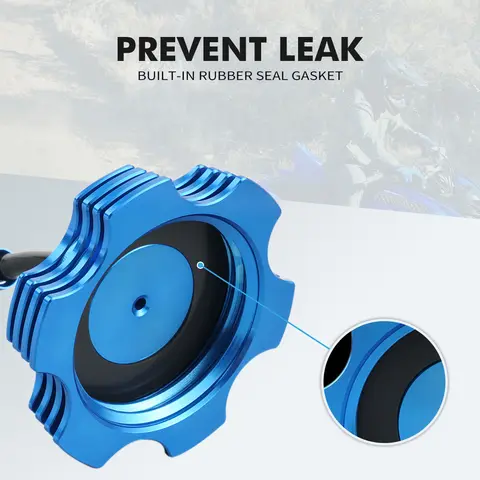 NICECNC Oil Gas Tank Cap Fuel Cover ATV For YAMAHA YFZ450R YFZ 450 2009-2022 WARRIOR/BANSHEE 350 RAPTOR 125 250 660R GRIZZLY