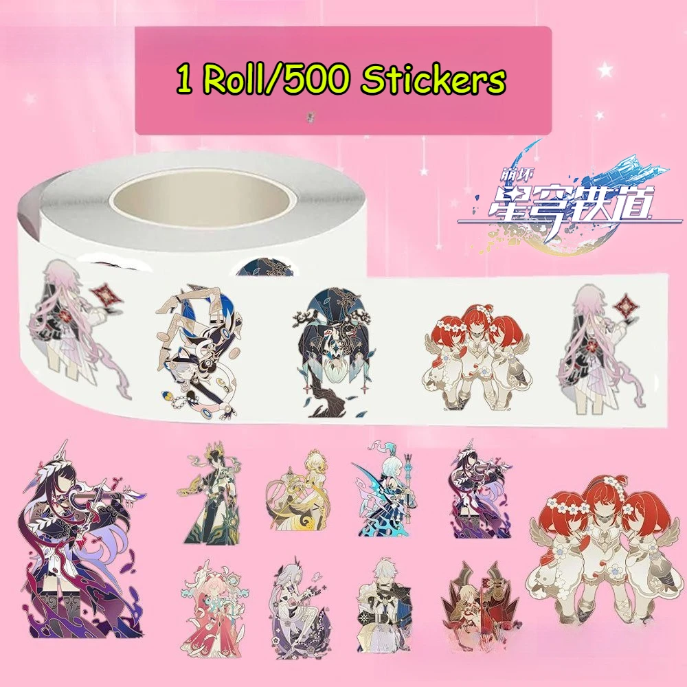 

Honkai: Star Rail Anime Merch Stickers Kafka Feixiao Firefly Serval Pela Arlan Boothill Computer Journal Decorative Sticker