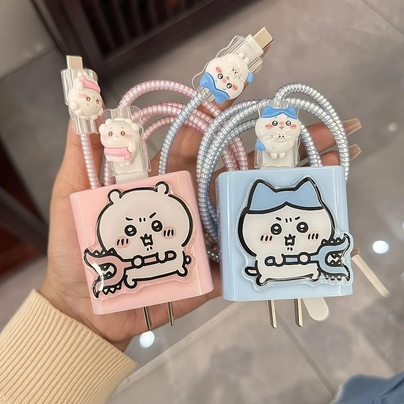 Kawaii Charger Protective Cover for OPPO 67W 80W Reno11Pro FindX5 OnePlus 10Pro Fast Charging Data Cable Protector Cartoon Cute