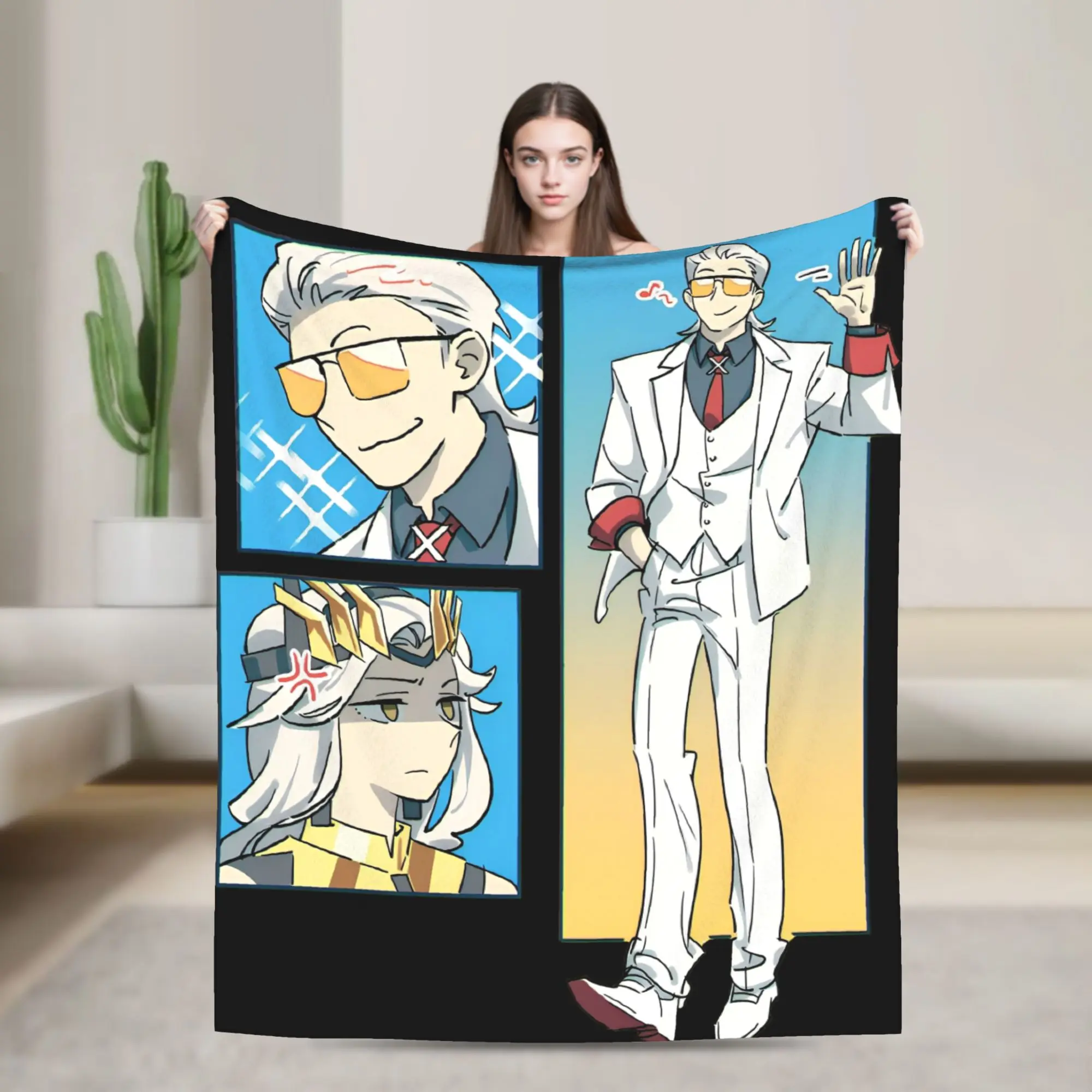 

Одеяло To Be Hero X Anime, плюшевое потрясающее дышащее одеяло для дома, всесезонное