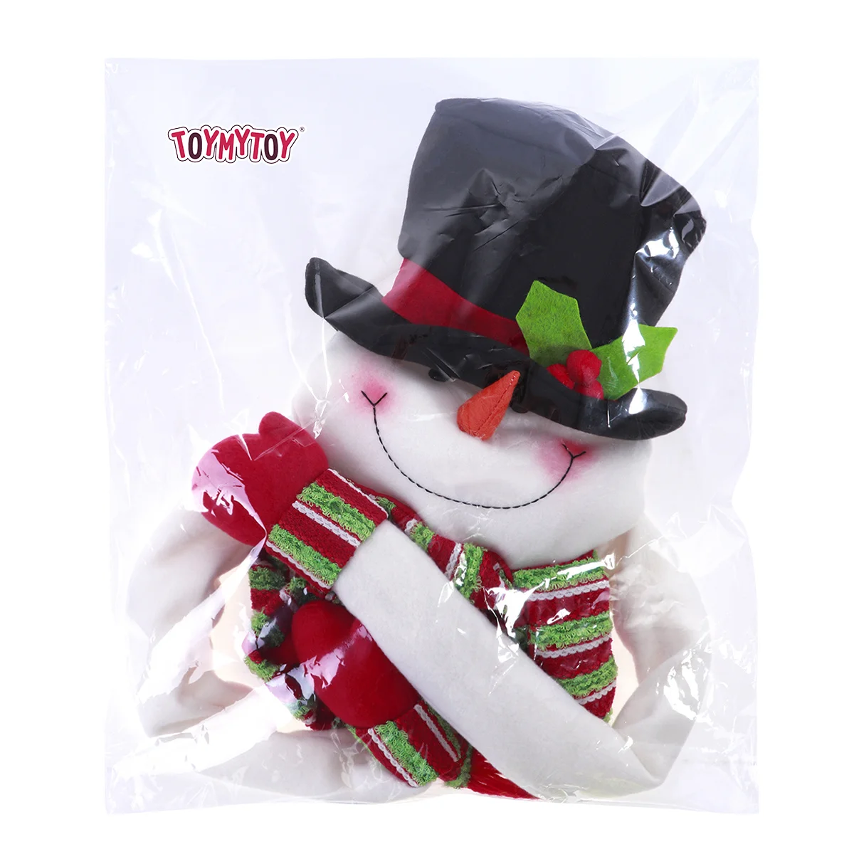 

Christmas Snowman Tree Topper Hugger Red Mittens Bendable Arms Holiday Decor for Christmas Tree At Home Shop Mall