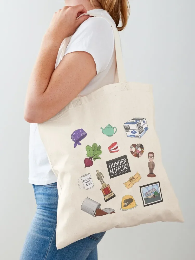 

The Office Doodle Tote Bag Women's shopping bag personalized tote Large bags for women Canvas bag for women