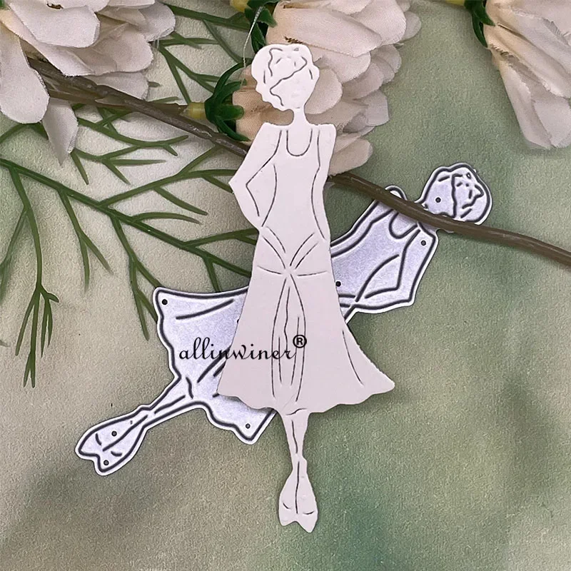 Eegant girl Metal Cutting Dies Stencils For DIY Scrapbooking Decorative Embossing Handcraft Die Cutting Template