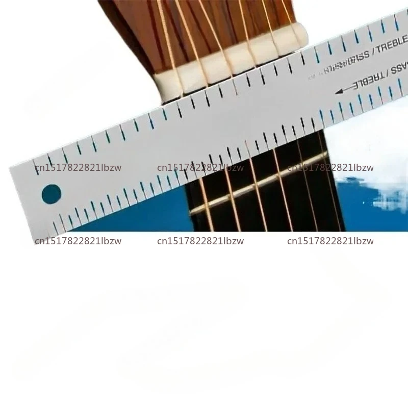 Professional guitar string pillow slot ruler