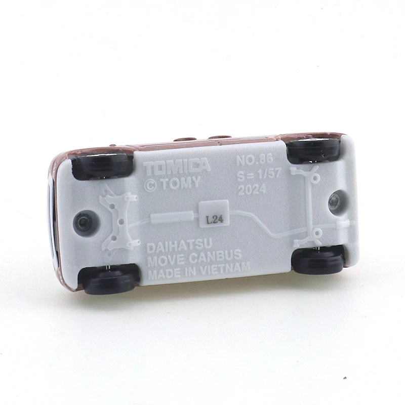 Takara Tomy Tomica No.86 Daihatsu Move Canvas Auto Legering Motorvoertuig Diecast Metaal Model Kinderen Kerstcadeau Speelgoed voor Jongens