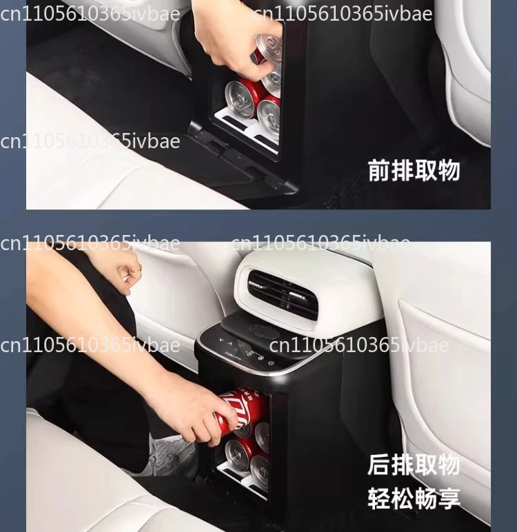 Suitable for Xiaopeng G6 Smart Car Refrigerator 4L Compressor, Small Refrigerator Car Heating and Cooling Box XP5