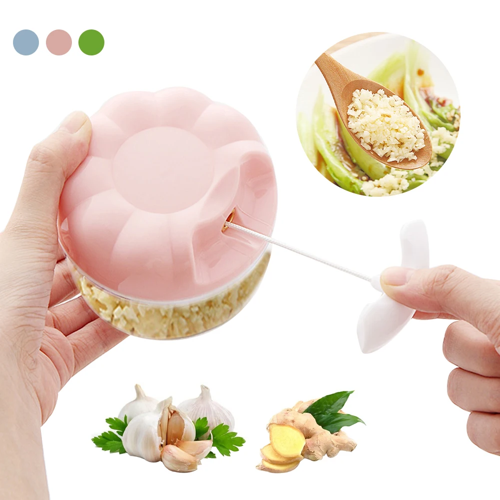 Kitchen Gadgets Garlic Masher Household Crusher Hand Garlic Triturator Manual Mashed Garlic Press Cutting Minced Garlic Tool