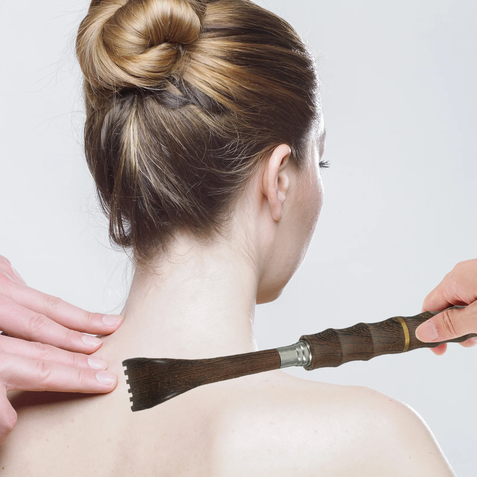 ที่เกาหลังแบบยืดหดได้ ออกแบบตามหลักสรีรศาสตร์ ช่วยบรรเทาอาการคันหลัง อุปกรณ์พกพาสำหรับเกาตัว ค้อนนวด ใช้ในบ้านและเดินทาง