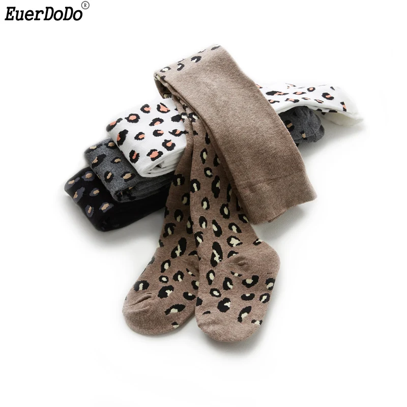 Girls Stockings Autumn Winter Cotton Leopard Tights For Girls Tights Autumn Children\'s Pantyhose Girl Age 2 3 4 5 6 7 8 Years